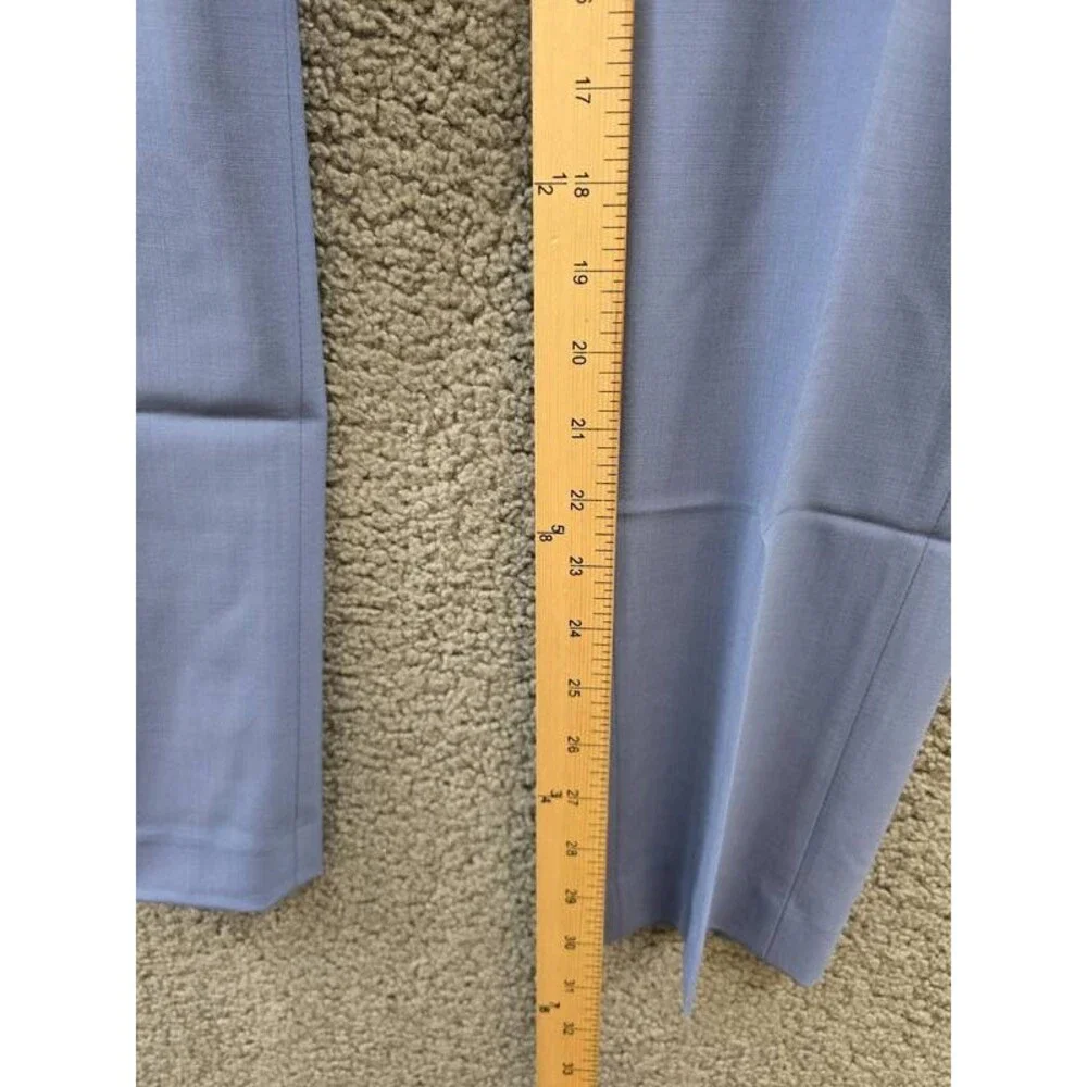 Bar III Slim-Fit Wool Blend Suit Pants Men's 32W x 32L Light Blue Zip Hook & Bar
